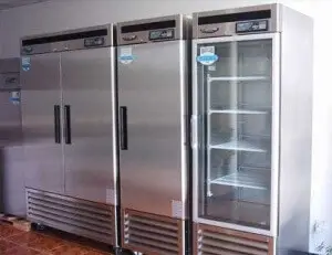 Commercial appliance repair example of ommercial refrigerator.