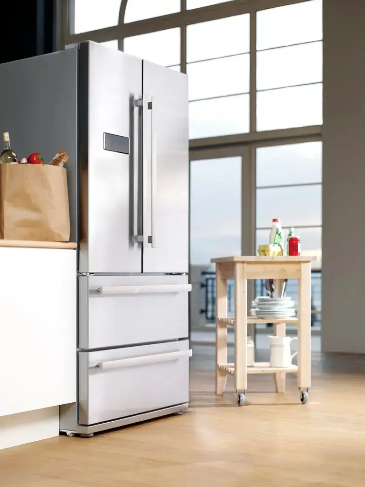 French door refrigerator repair in a Los Angeles kitchen